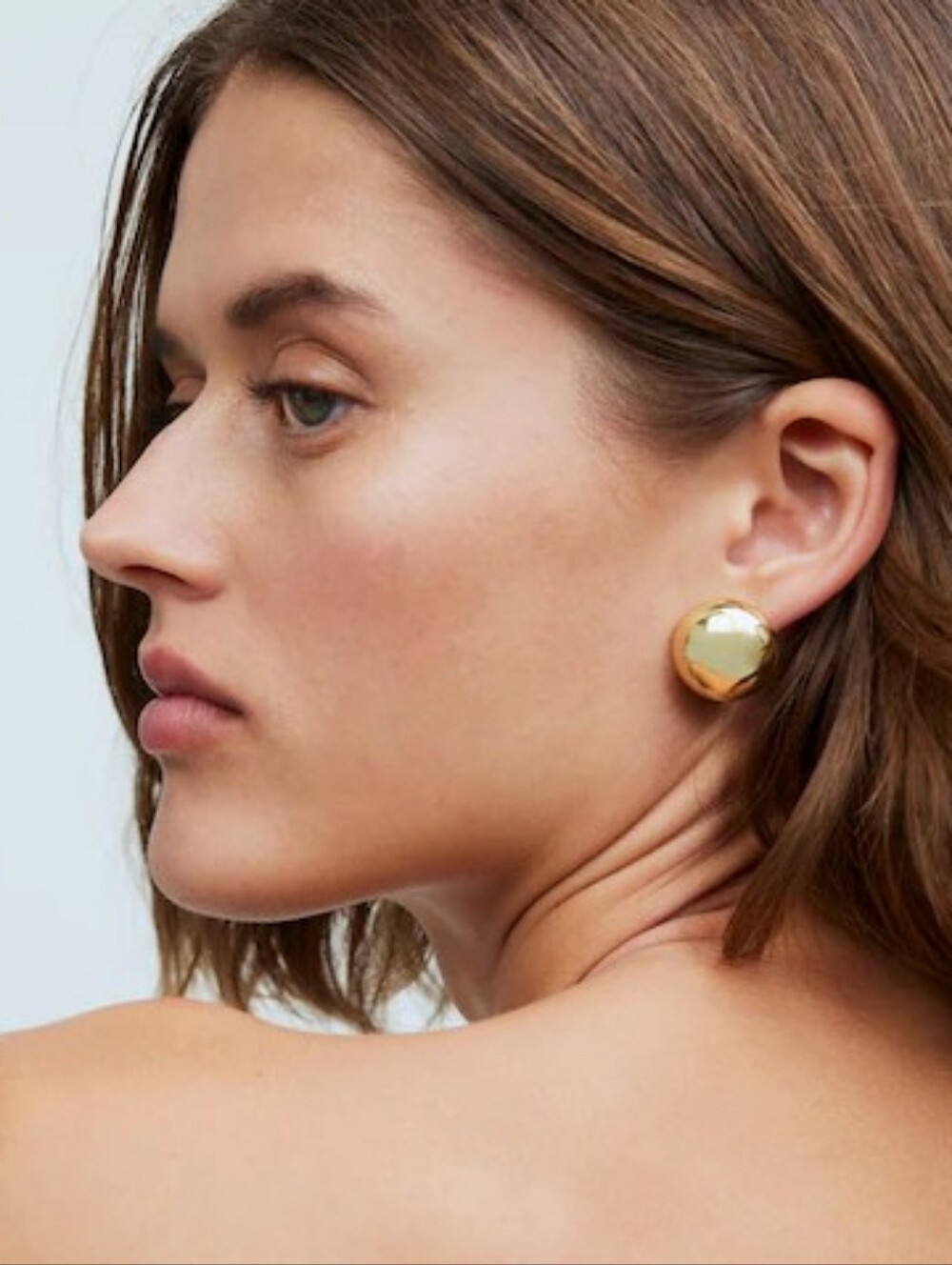 Madewell Button Stud Earrings